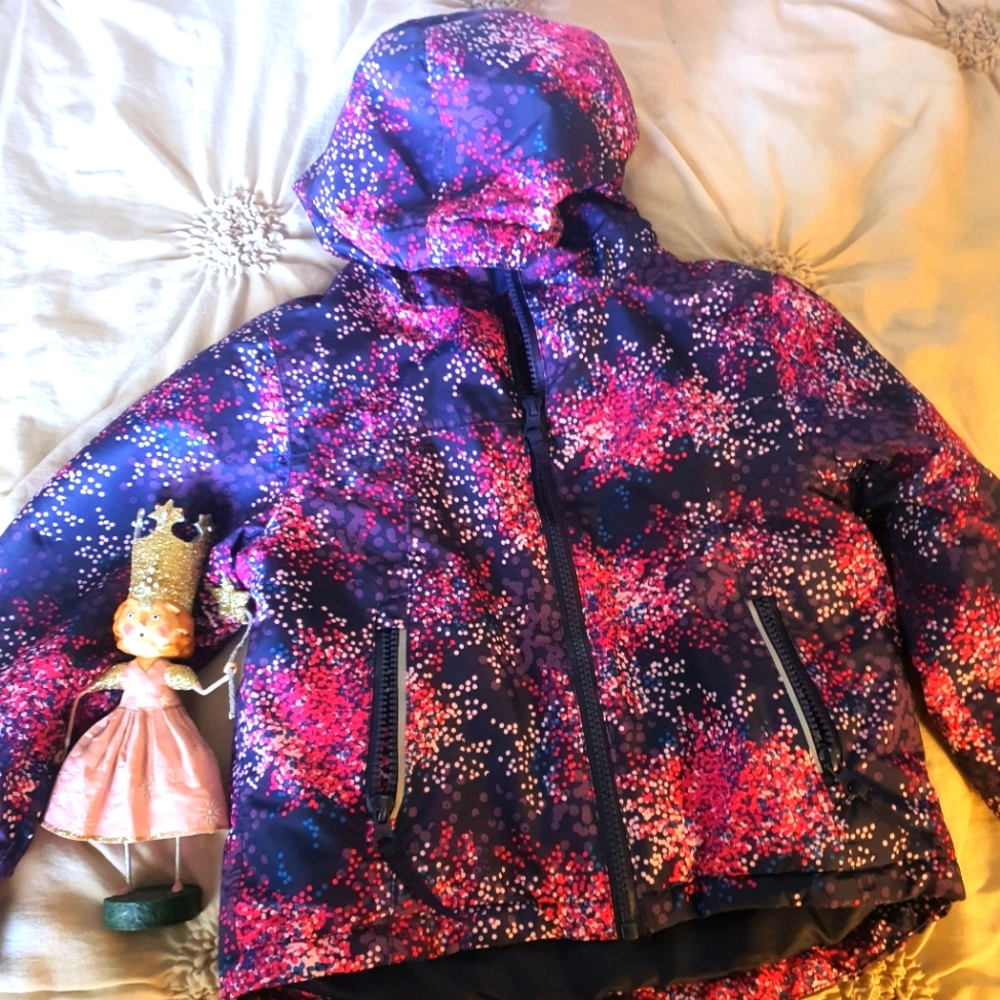 Star blast winter lined coat